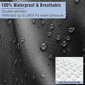 17-19ft Boat Cover Trailerable Marine Grade 600D Black - SportZone.co.nz