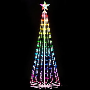 1.8M Christmas Tree 265 LED RGB Fairy Lights Jingle Jollys - SportZone.co.nz