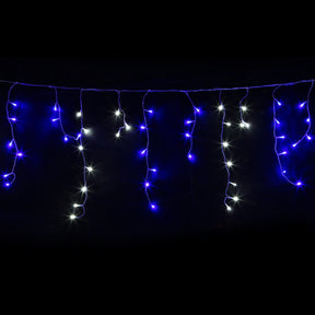 20M Christmas Lights Icicle Light 800 LED Blue White Decor Jingle Jollys - SportZone.co.nz