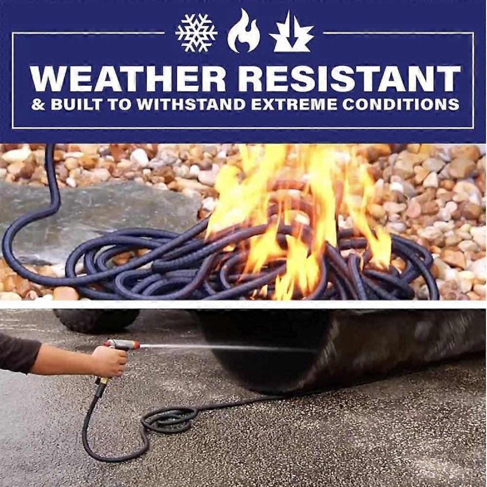 25ft Garden Hose - Lightweight Flexible Water Hose 5m-15m Range - SportZone.co.nz