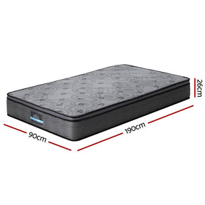 26cm Mattress Bed Giselle Single - SportZone.co.nz