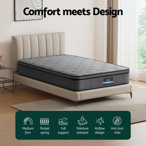 26cm Mattress Bed Giselle Single - SportZone.co.nz