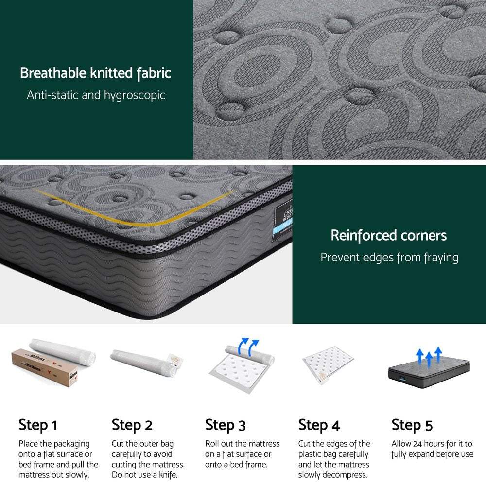 26cm Mattress Bed Giselle Single - SportZone.co.nz