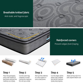 26cm Mattress Bed Giselle Single - SportZone.co.nz