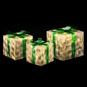 3 PCS Christmas Lights 70 LED Fairy Light Gift Box Jingle Jollys - SportZone.co.nz