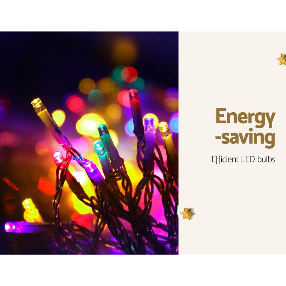 320 LED 5M Christmas Lights Solar String Fairy Light Jingle Jollys - SportZone.co.nz