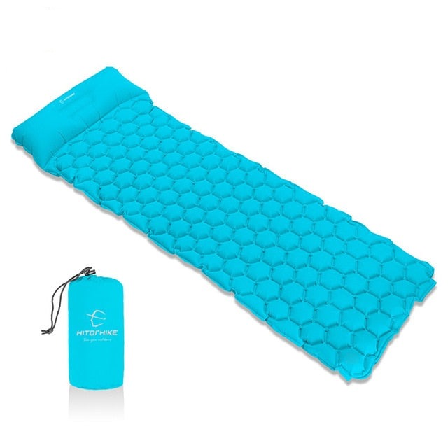 Hitorhike Inflatable Sleeping Pad with Pillow - The Ultimate Camping Mat