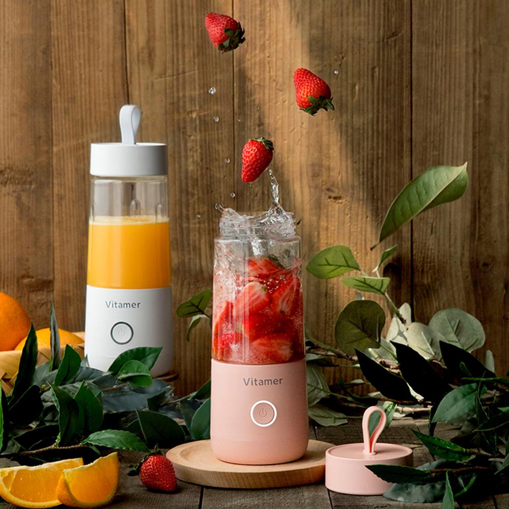 Enhance Your Culinary Experience with Our USB Rechargeable 350ML Portable Electric Smoothie Blender