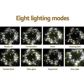 3X6M Christmas Lights Curtain Light Cool White 600 LED Jingle Jollys - SportZone.co.nz