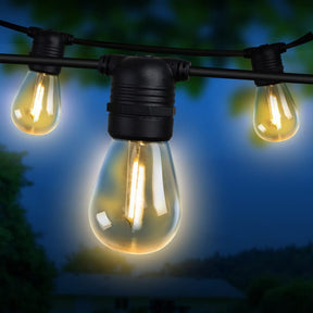 41m LED Festoon String Lights Christmas Decorations Wedding Party Outdoor Garden - SportZone.co.nz