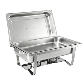 5-Star Chef Chafing Dish 9L 1-Pan Buffet Warmer Food Warmer Catering Server - SportZone.co.nz