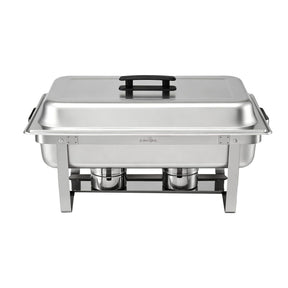 5-Star Chef Chafing Dish 9L 1-Pan Buffet Warmer Food Warmer Catering Server - SportZone.co.nz