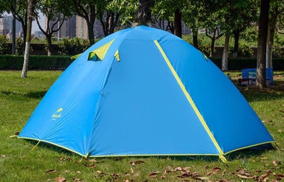 Naturehike Double Door Waterproof Beach Tent Double Layer NH Outdoor One Bedroom Camping 2 Colors