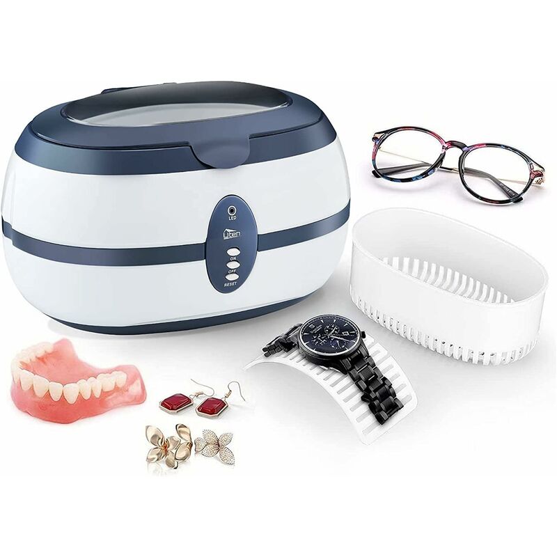 600ml Ultrasonic Cleaner 40kHz – Jewellery, Glasses & Watch Cleaning Machine - SportZone.co.nz