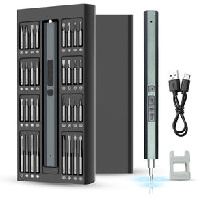 66 - in - 1 Cordless Electric Precision Screwdriver Kit with LED Ligh - SportZone.co.nz