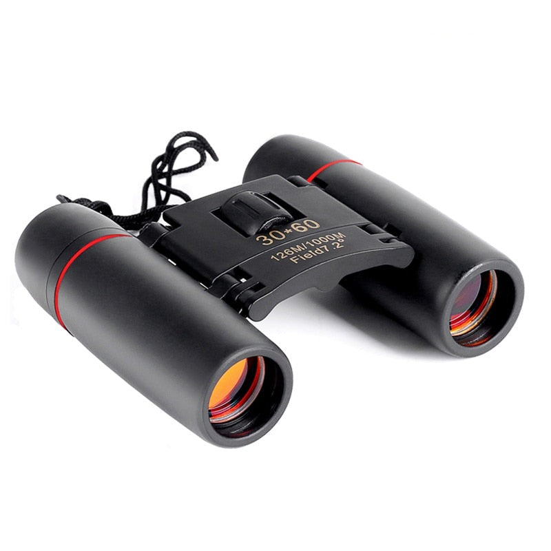 Zoom Telescope 30x60 Folding Binoculars with Low Light Night Vision for outdoor bird watching travelling hunting camping 1000m