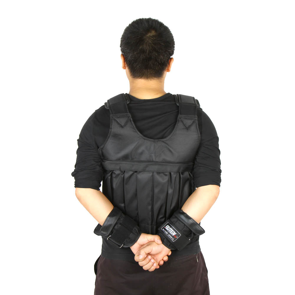 SUTEN Weighted Vest: Adjustable and Comfortable for Boxing and Fitness.