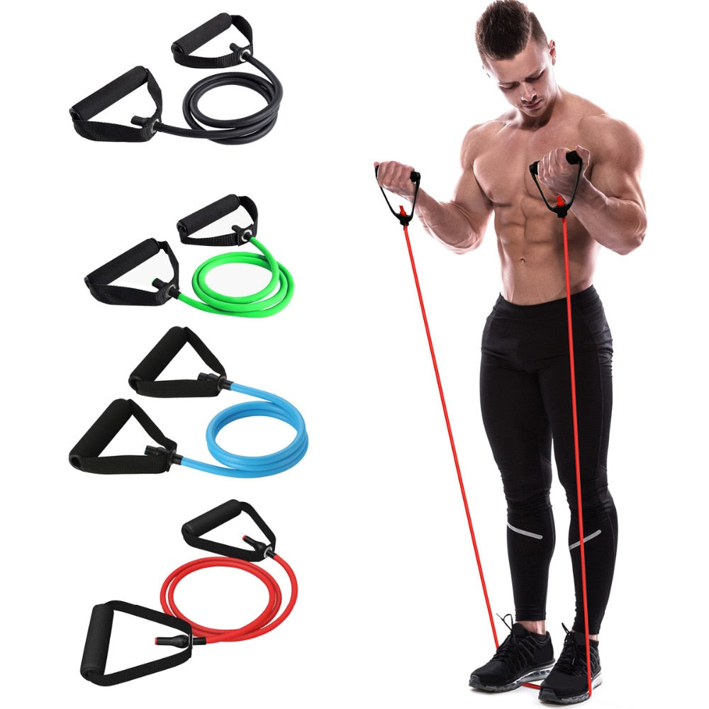 120cm Elastic Yoga Resistance Bands for Fitness Workouts