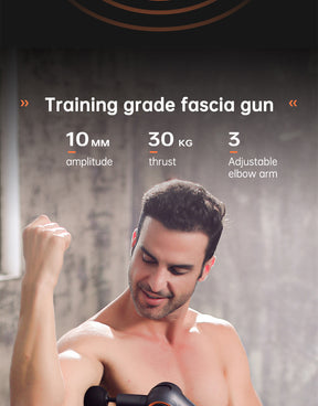 900-turn fascial gun USB charging massage angle rotatable full body muscle massage machine gun
