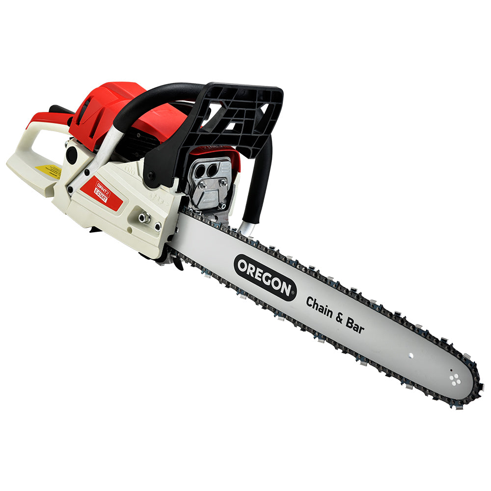 Giantz Chainsaw Petrol 52CC 20" Oregon Bar Commercial E-Start Pruning Chain Saw.