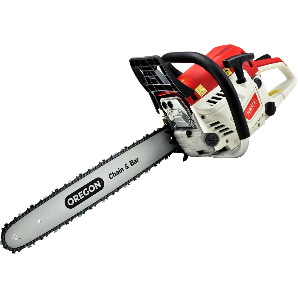 Giantz Chainsaw Petrol 52CC 20" Oregon Bar Commercial E-Start Pruning Chain Saw.