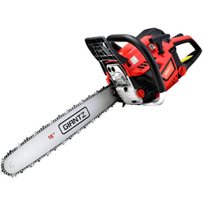 Giantz Chainsaw Petrol 45CC 16" Bar Commercial E-Start Pruning Chain Saw