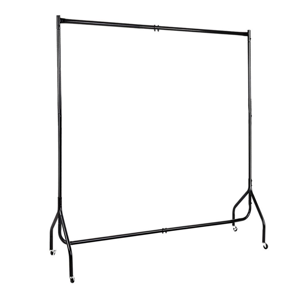 Artiss Clothes Rack Coat Stand 6FT Rail Wheels