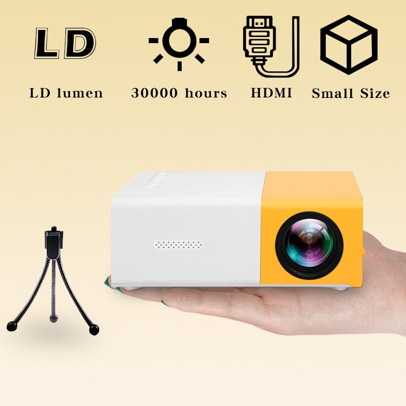 Portable Movie Projector: WiFi, HDMI, USB, iOS/Android compatible