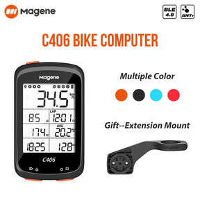 Magene McKim C406 Bicycle GPS Computer Bike Computer Speed Odometer ANT+