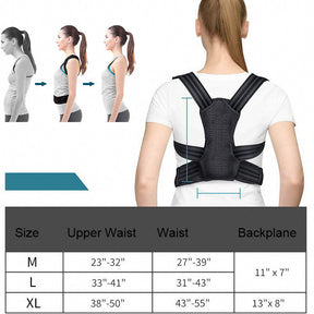 Breathable posture correction belt for children and adults, designed to address high and low shoulder issues and counteract hunchback posture.