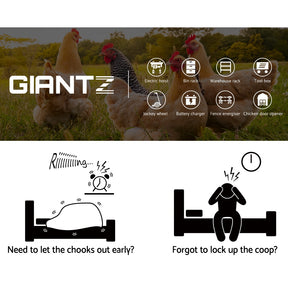 Giantz Automatic Chicken Coop Door Opener