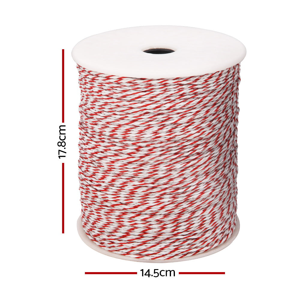 Giantz Electric Fence Poly Wire 500M Insulator