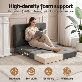 Giselle Folding Mattress 15cm | Single Foam Guest Bed