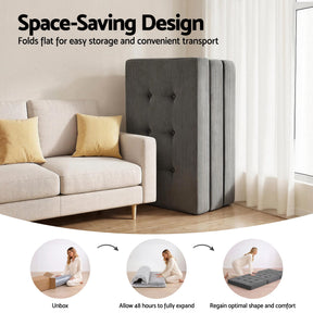Giselle Folding Mattress 15cm | Single Foam Guest Bed
