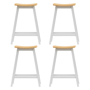 Artiss 4x Bar Stools Wooden Chairs Oak