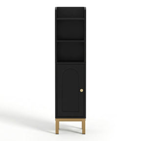 Artiss Bathroom Storage Cabinet Floor Organizer Toilet Corner Adjustable Black