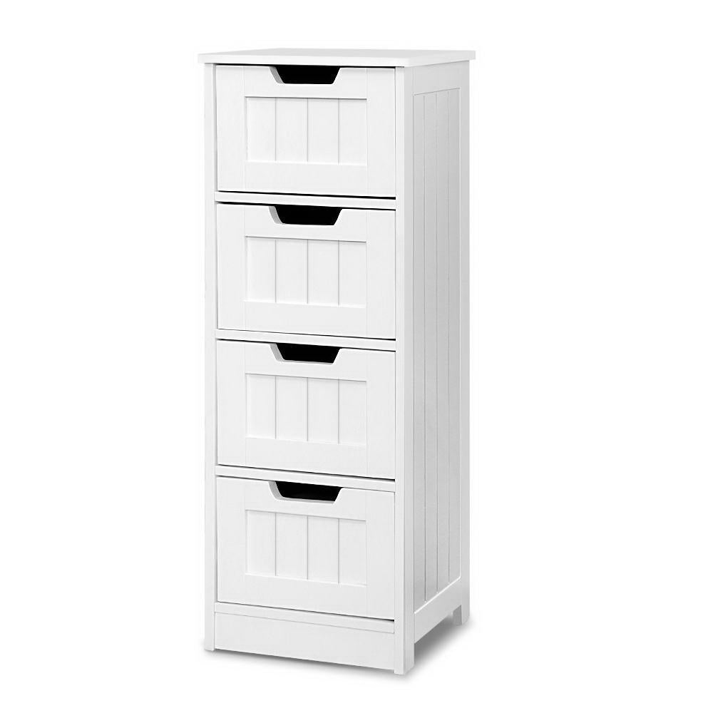 Artiss 4 Chest of Drawers - LEESA White