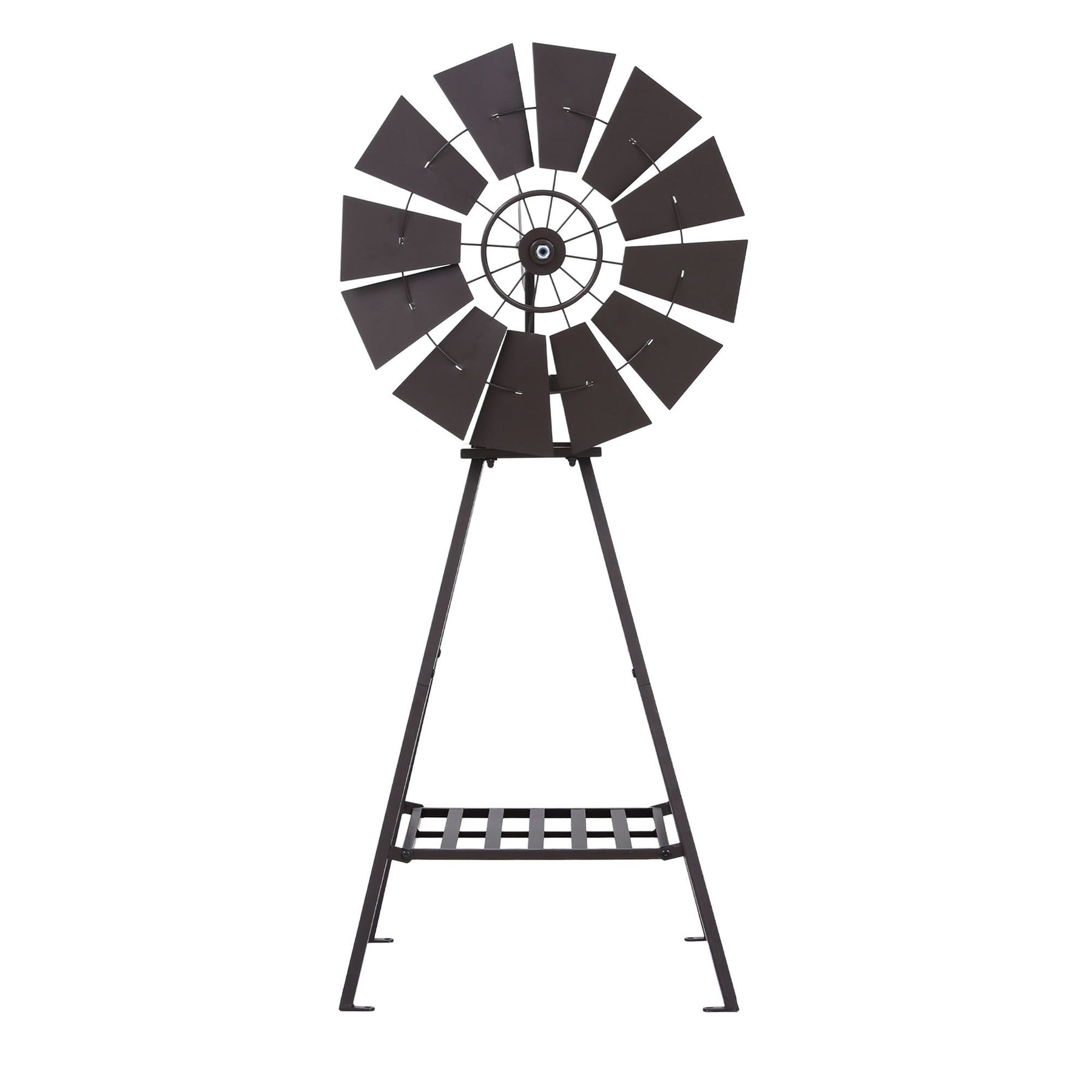 Gardeon Garden Windmill Metal Outdoor Yard Decor 120cm Bronze