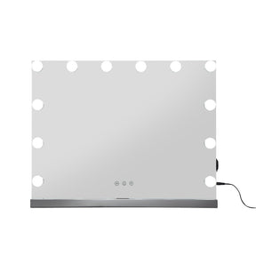 Embellir Makeup Mirror 58x46cm Hollywood Vanity with LED Light Tabletop Wall