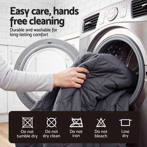 Giselle Water-Resistant Mattress Protector Microfiber 35cm 360° Fit Single