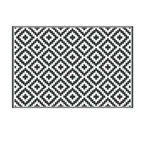 Gardeon Outdoor Rugs 120x180cm Large Carpet Reversible Area Mat PP Dual-Sided Patio Rug Cross