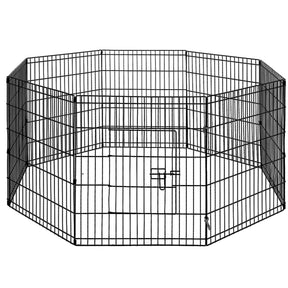 i.Pet 30" 8 Panel Dog Playpen Pet Fence Exercise Cage Enclosure Play Pen