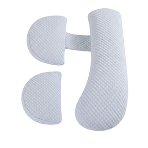 Giselle Bedding Cooling Adjustable Body Pillow | Full Length Sleeping Pillow Blue 37x87cm