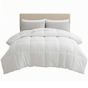 Giselle Bedding Queen Size 400GSM Microfiber Quilt All Season Duvet Quilts Comforter Winter Summer