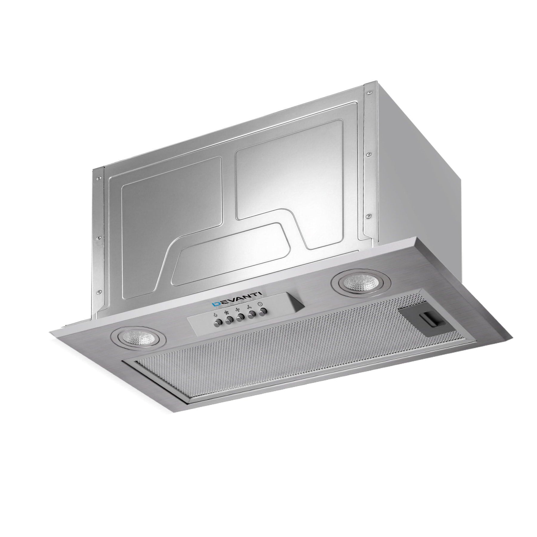 Devanti 520mm Range Hood 52cm Rangehood Stainless Steel
