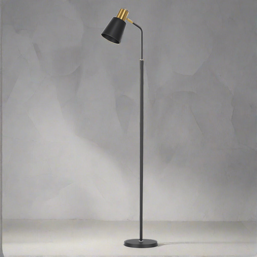 Artiss Floor Lamp LED Light Stand Modern Home Living Room Office Reading Black