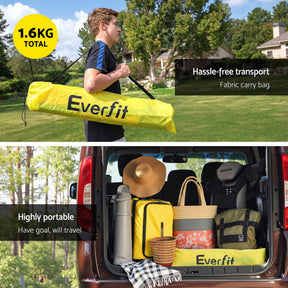 Everfit 2m Football Soccer Net Portable Goal Net Rebounder Sports Training