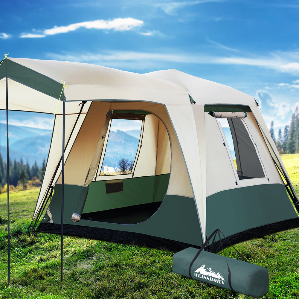 Weisshorn 4-Person Family Dome Tent | Quick Setup Camping Tent
