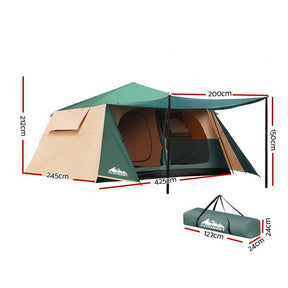 Weisshorn 8-Person Dome Tent | Easy Setup Camping Tent