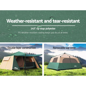 Weisshorn 8-Person Dome Tent | Easy Setup Camping Tent